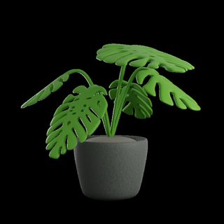 绿植植物图标3Dpng素材