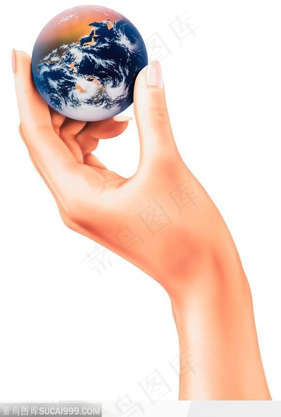 地球 手中的地球