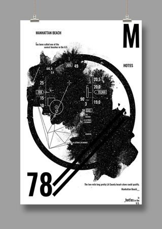 国外时尚 潮流海报 英文PSD海报