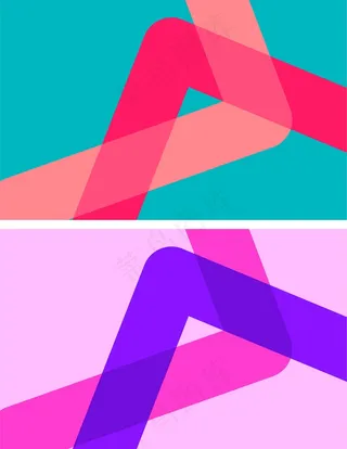 炫彩几何图形背景 几何艺术设计