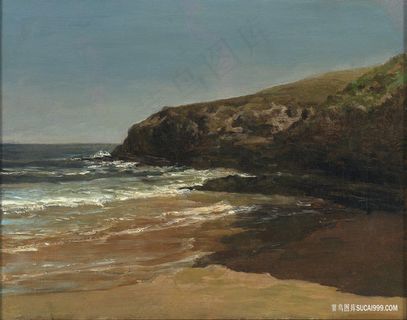 卡洛斯·德卡拉皮奥海滩风景画