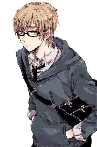 眼镜男生素材卡通