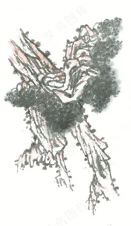 古木美术绘画jpg素材 古木美术绘画jpg素材