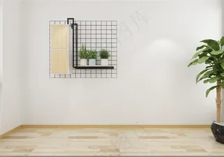 简约居家背景墙壁木质地板