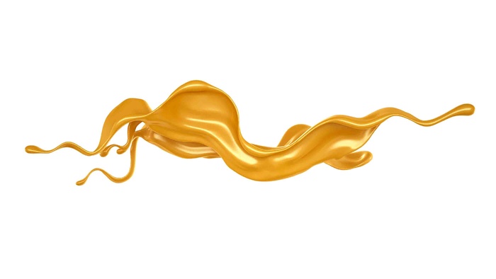 金色液态流体