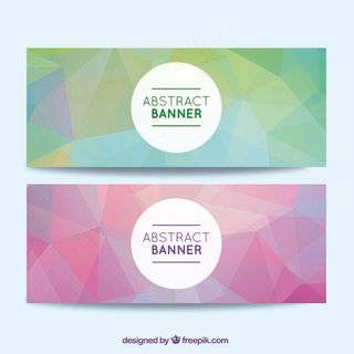 炫彩几何图形背景 几何艺术设计 多边形背景图片