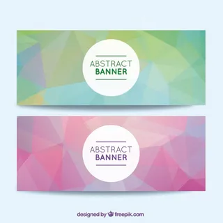 炫彩几何图形背景 几何艺术设计 多边形背景图片