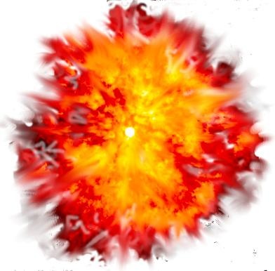 爆炸 PNG免抠(392x386)