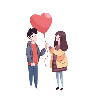 520情人节恋人气球免抠