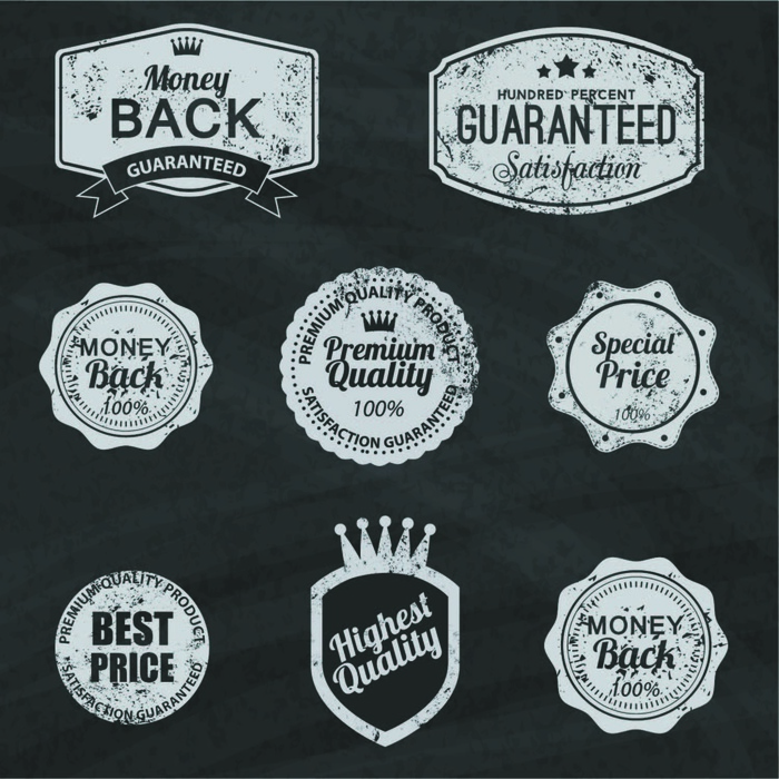 免抠促销标签矢量