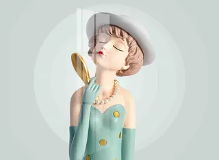 卡通娃娃装饰画