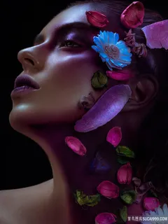 化妆品模特美容