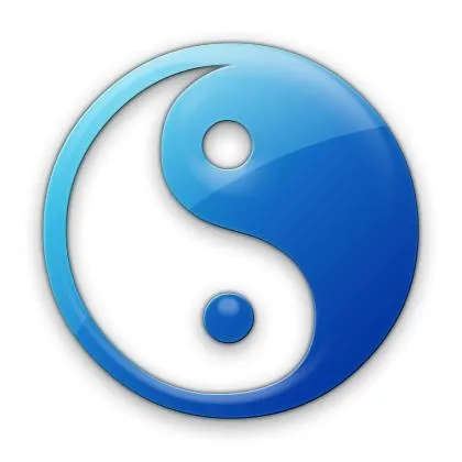 Yin and yang PNG免抠(420x420)