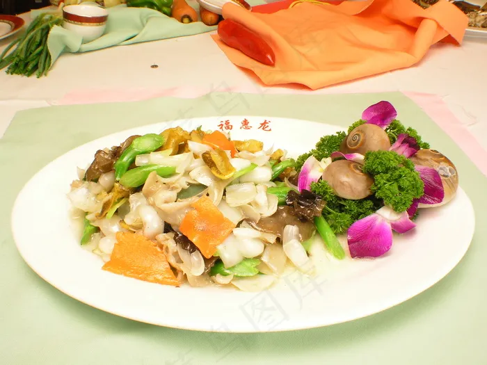 4251双贝百合炒芦笋