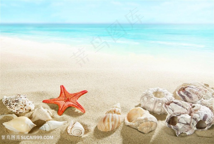 唯美夏季海滩高清图片