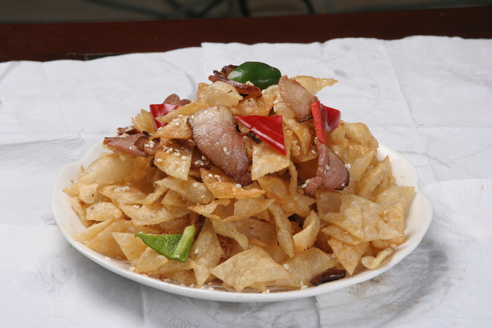 脆饼腊肉 (1)