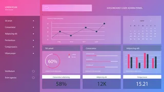 可视化大数据科技网页后台管理图表软件AI界面PSD模版素材源文件