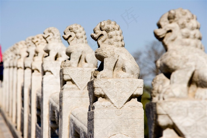 石墩雕刻图案和样式故宫北京风景