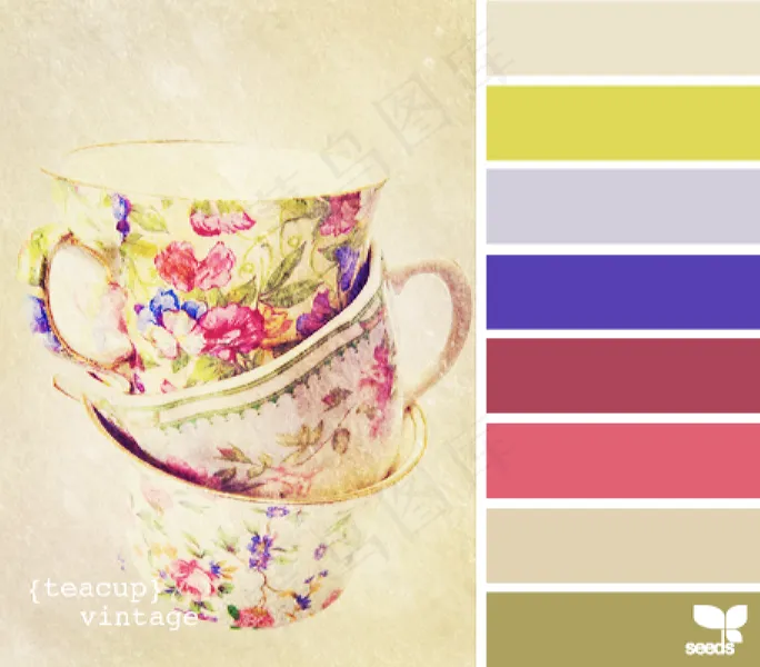 古董配色色卡色彩搭配 古董配色色卡色彩搭配