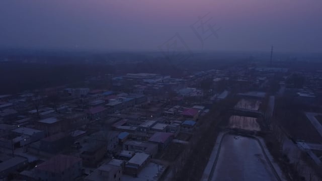 冻结, 中国, 河, 五缘, 南, 夜, 照明, 灯, 旅行