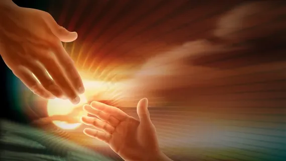 伸手牵手互相帮助 伸手牵手互相帮助