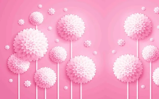 网红花朵背景墙 网红花朵背景墙