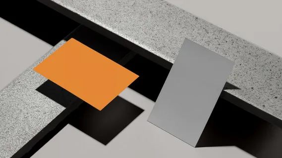 石头背景高档轻奢名片样机