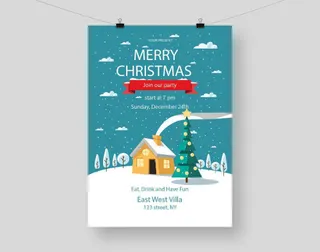 圣诞节海报设计