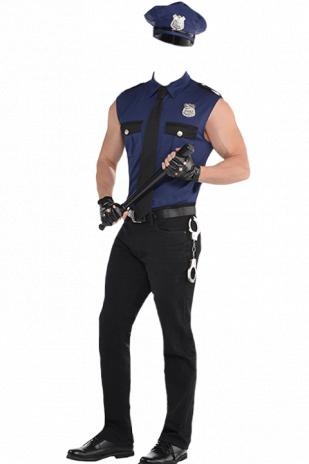 警察框架套装 PNG免抠(309x464)