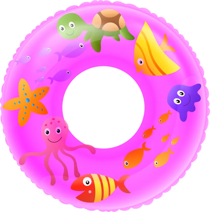 救生圈红色