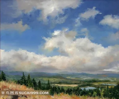 世界传世名画作品原野