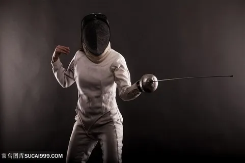 击剑运动的人物高清图片