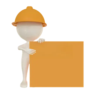 3D商务小人合作火柴人办公白领团队小黑人元素PNG设计素材模板