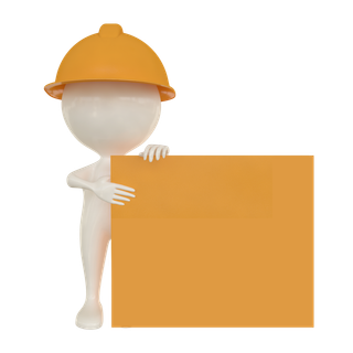 3D商务小人合作火柴人办公白领团队小黑人元素PNG设计素材模板