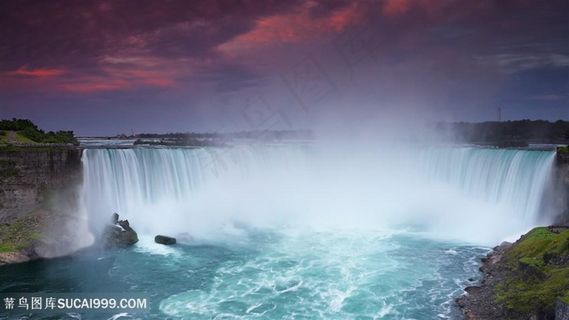 唯美瀑布美景壁纸