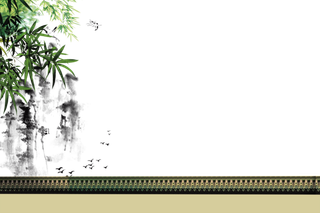 山水画素材中国风水墨画素材元素中国画