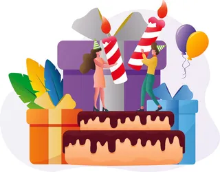 扁平化人物场景办公互联网等距ai矢量设计网页海报UI素材插画