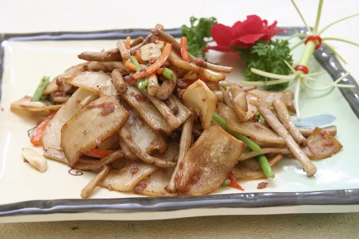 鹅肝焗珍菌 28元