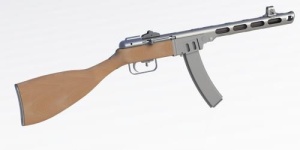 PPSh-41 PNG免抠