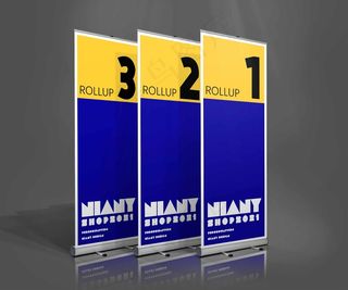 易拉宝样机 易拉宝效果图