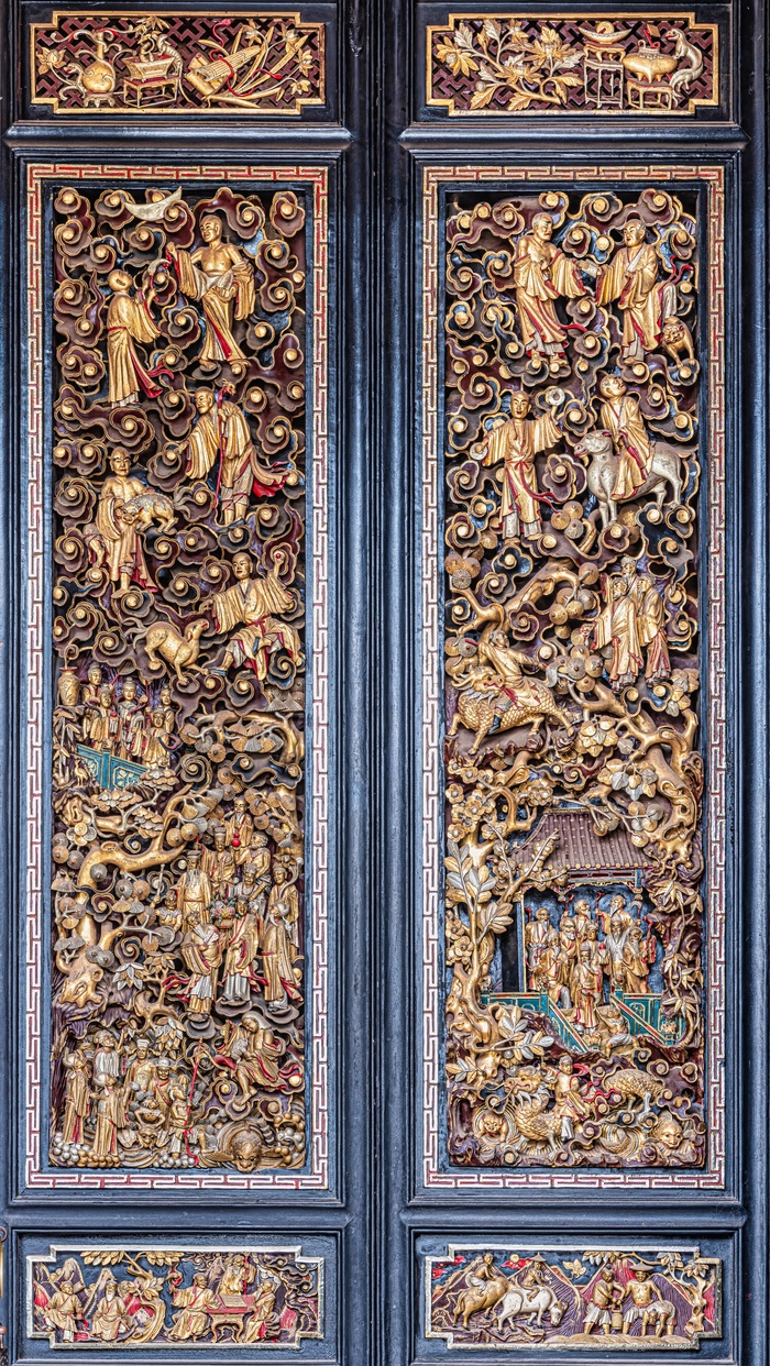 通海三圣宫木雕