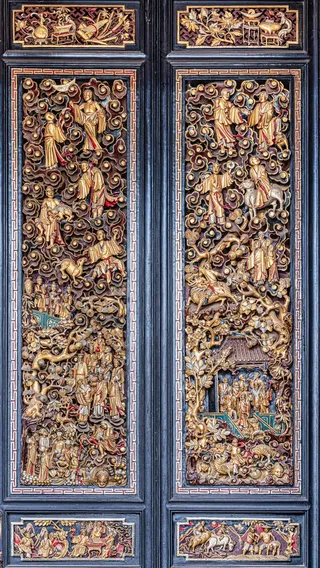 通海三圣宫木雕