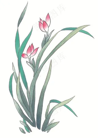 国画瓜果蔬菜鱼虾蟹系列美图素材