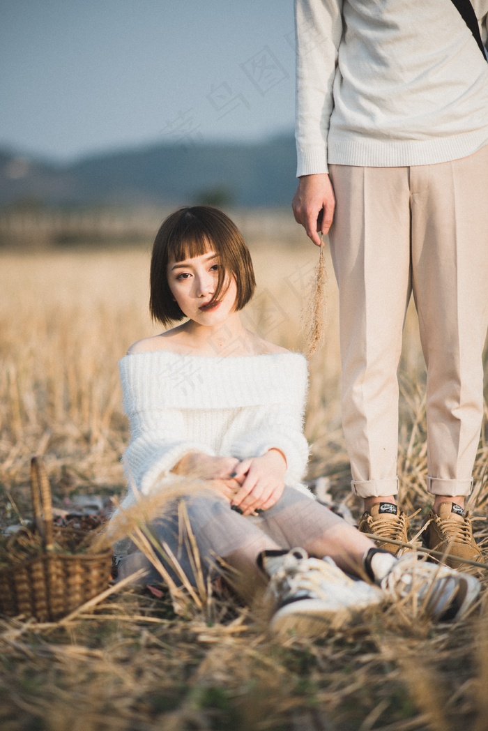 时尚清纯可爱的女孩摄影图片