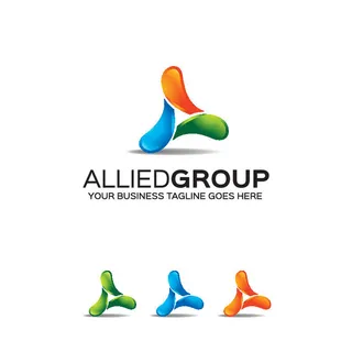 图标标识标志立体几何图形企业商标VI品牌LOGO设计模板AI矢量素材