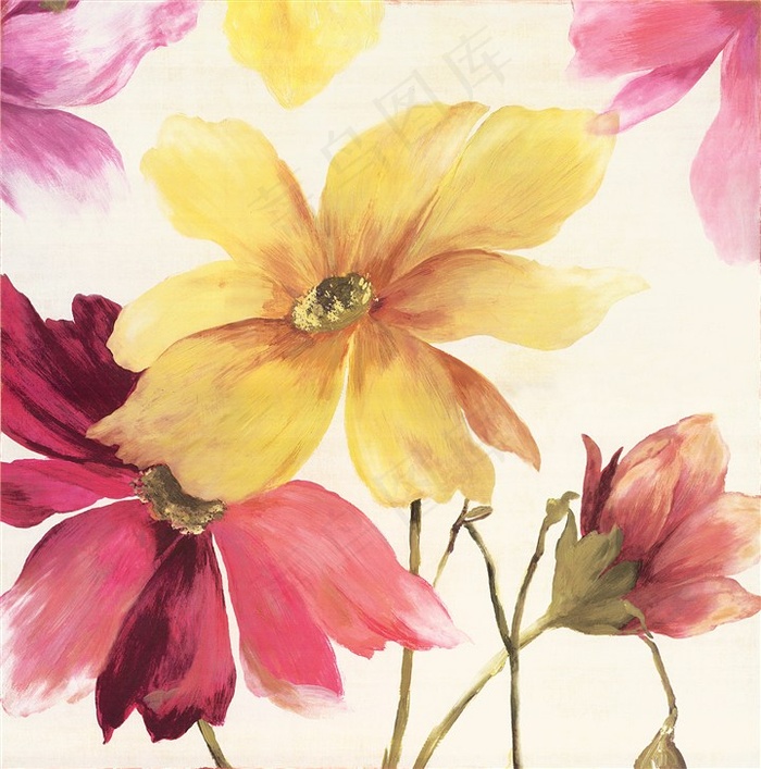 花卉室内装饰画素材