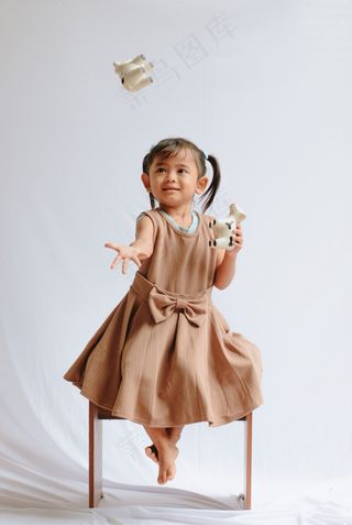 清新唯美可爱的女孩摄影图片