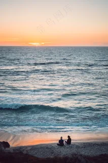 唯美大海晚霞风景图片 唯美大海晚霞风景图片