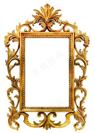 高档欧式四周花边画框设计