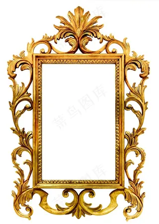高档欧式四周花边画框设计